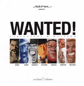 WANTED, caricature & western