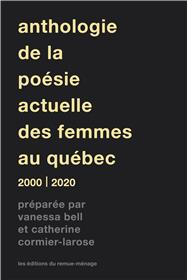 Anthologie poésie actuelle des femmes au Québec